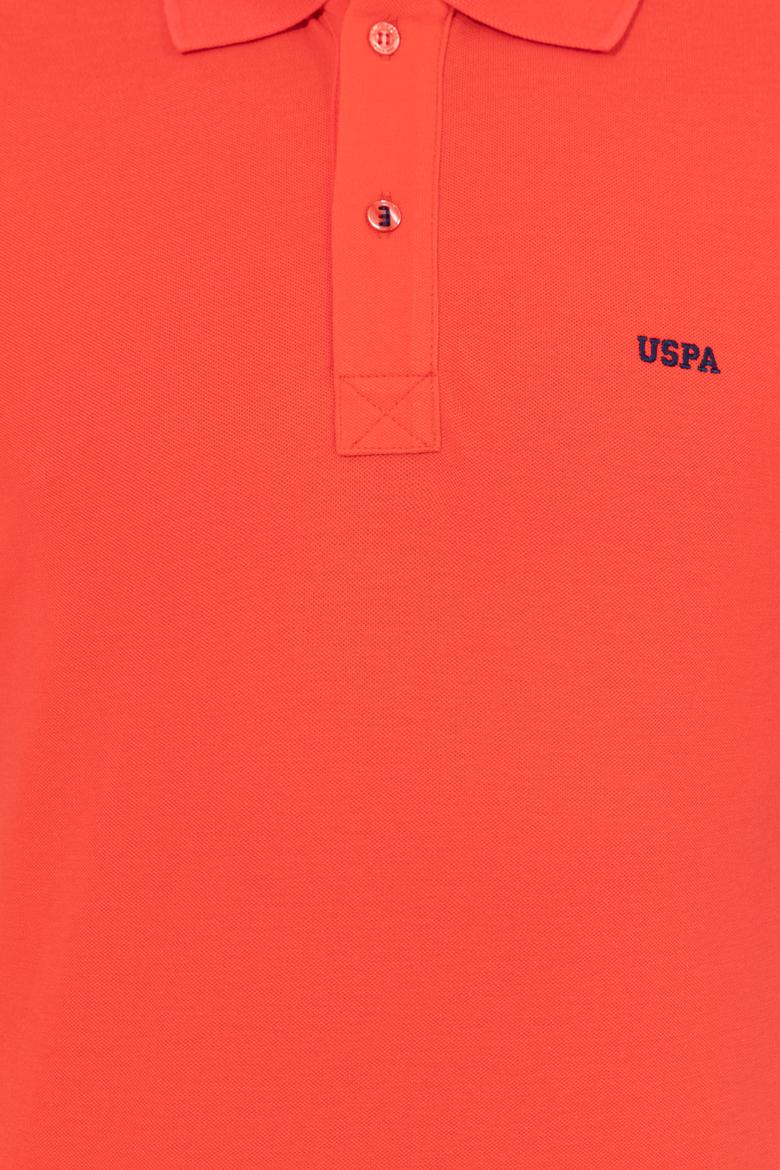 Erkek Kırmızı Polo Yaka Basic Tişört - 50251701140