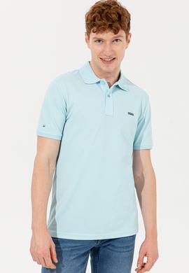 Erkek Aqua Polo Yaka Basic T-Shirt - 50251701243