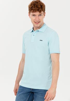 Erkek Aqua Polo Yaka Basic T-Shirt - 50251701243
