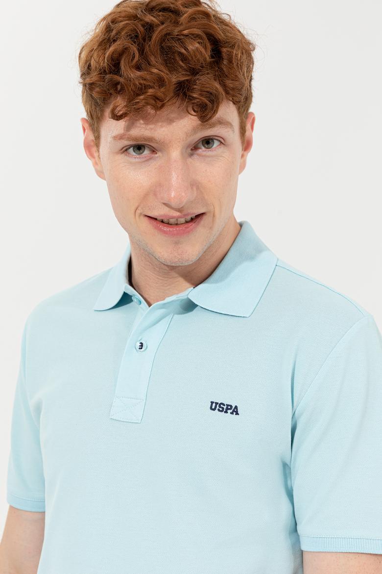 Erkek Aqua Polo Yaka Basic T-Shirt - 50251701243