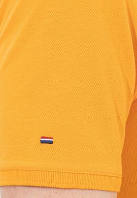 Erkek Koyu Sarı Polo Yaka Basic T-Shirt - 50251701056