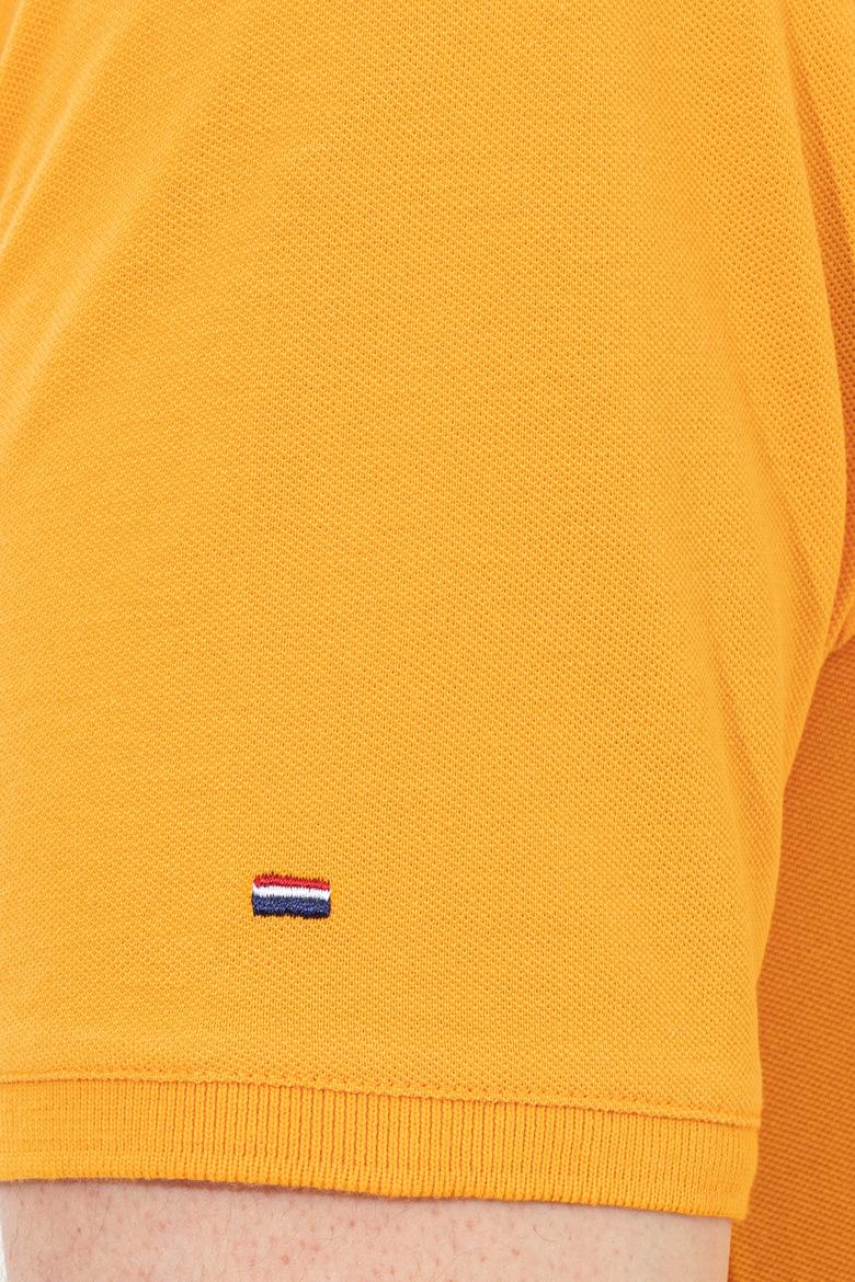 Erkek Koyu Sarı Polo Yaka Basic T-Shirt - 50251701056