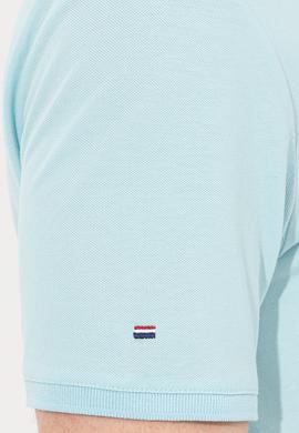 Erkek Aqua Polo Yaka Basic T-Shirt - 50251701243