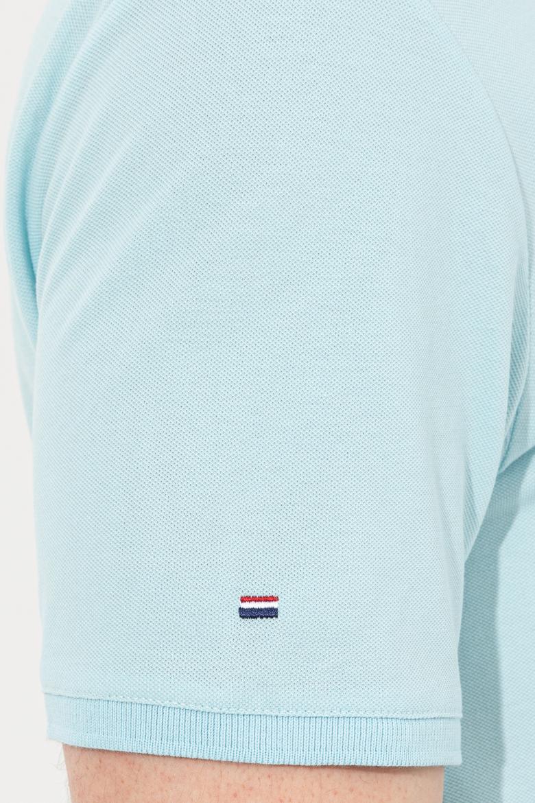 Erkek Aqua Polo Yaka Basic T-Shirt - 50251701243