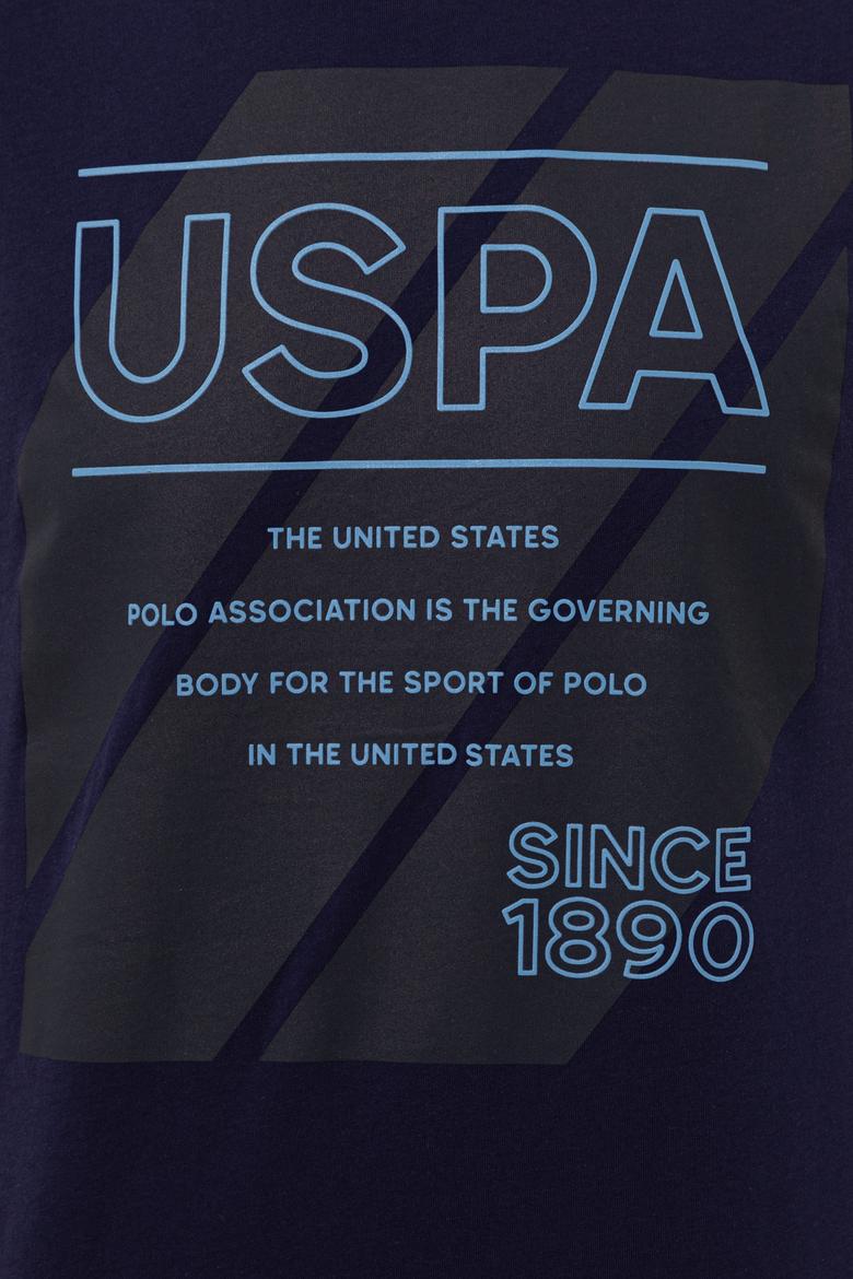 Erkek Lacivert Bisiklet Yaka Tişört - 50248570028