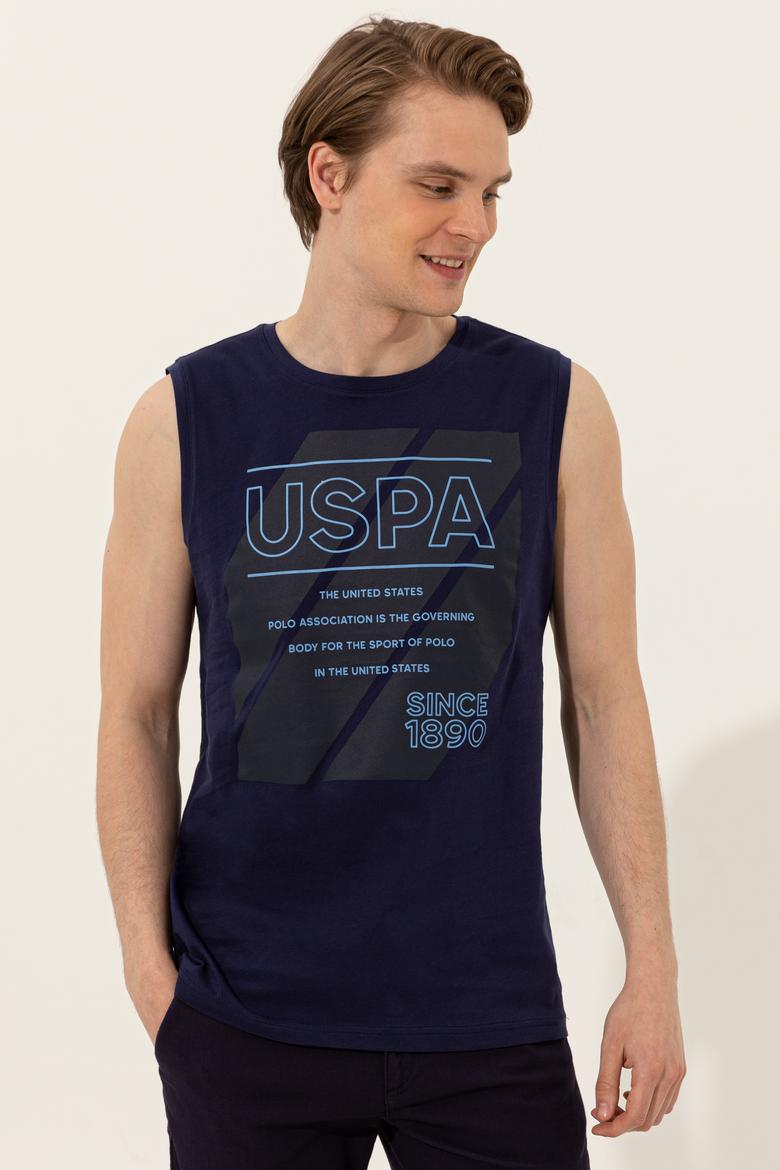 Erkek Lacivert Bisiklet Yaka Tişört