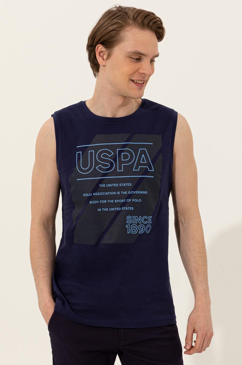 Erkek Lacivert Bisiklet Yaka Tişört