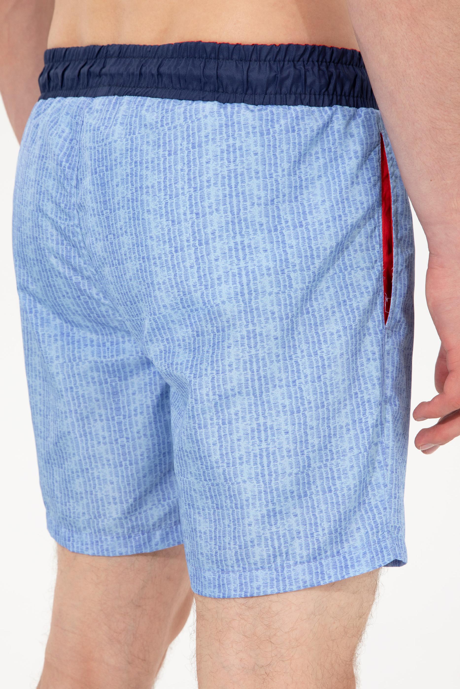 Erkek Açık Mavi Deniz Şortu