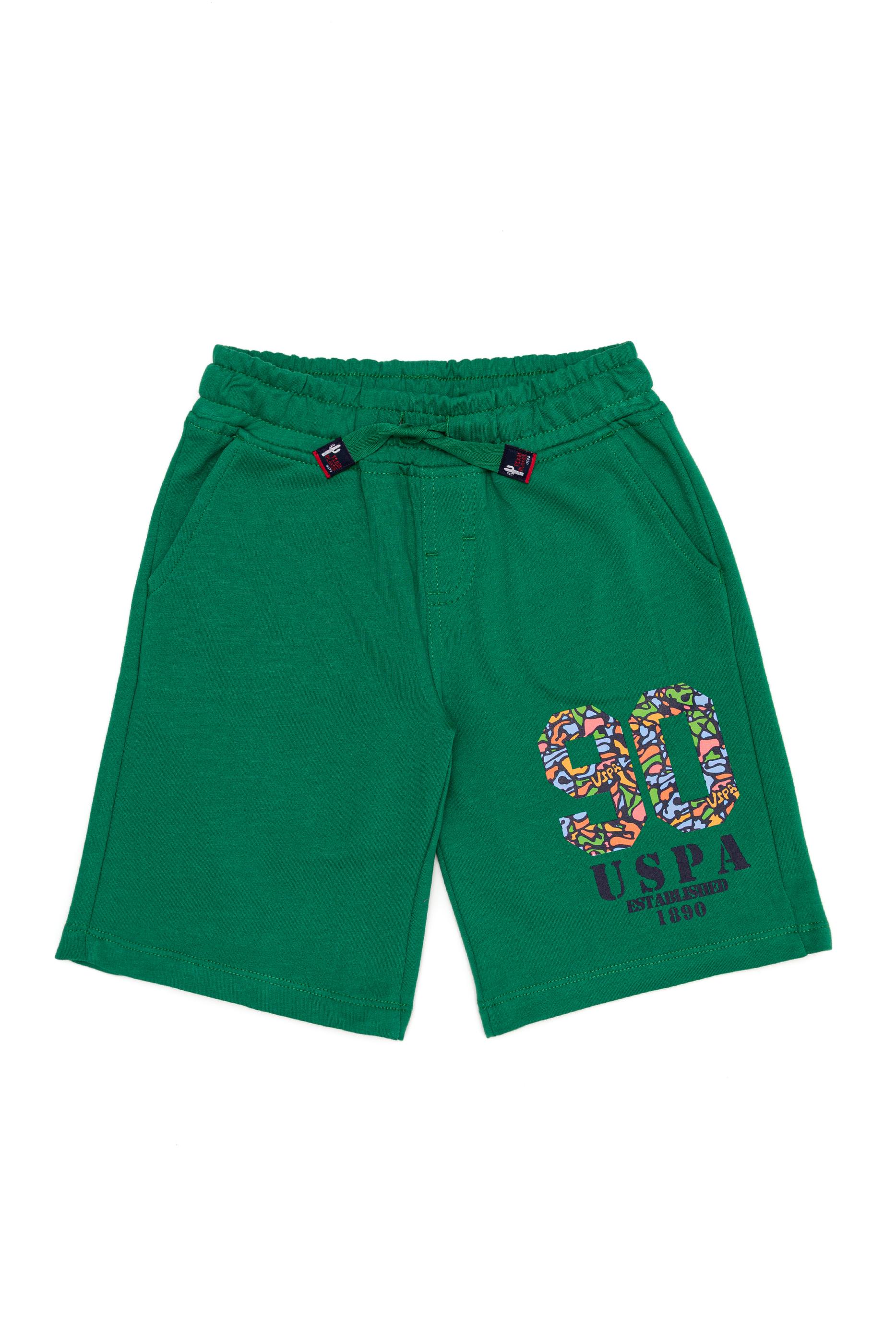 Çocuk Yeşil Örme Şort