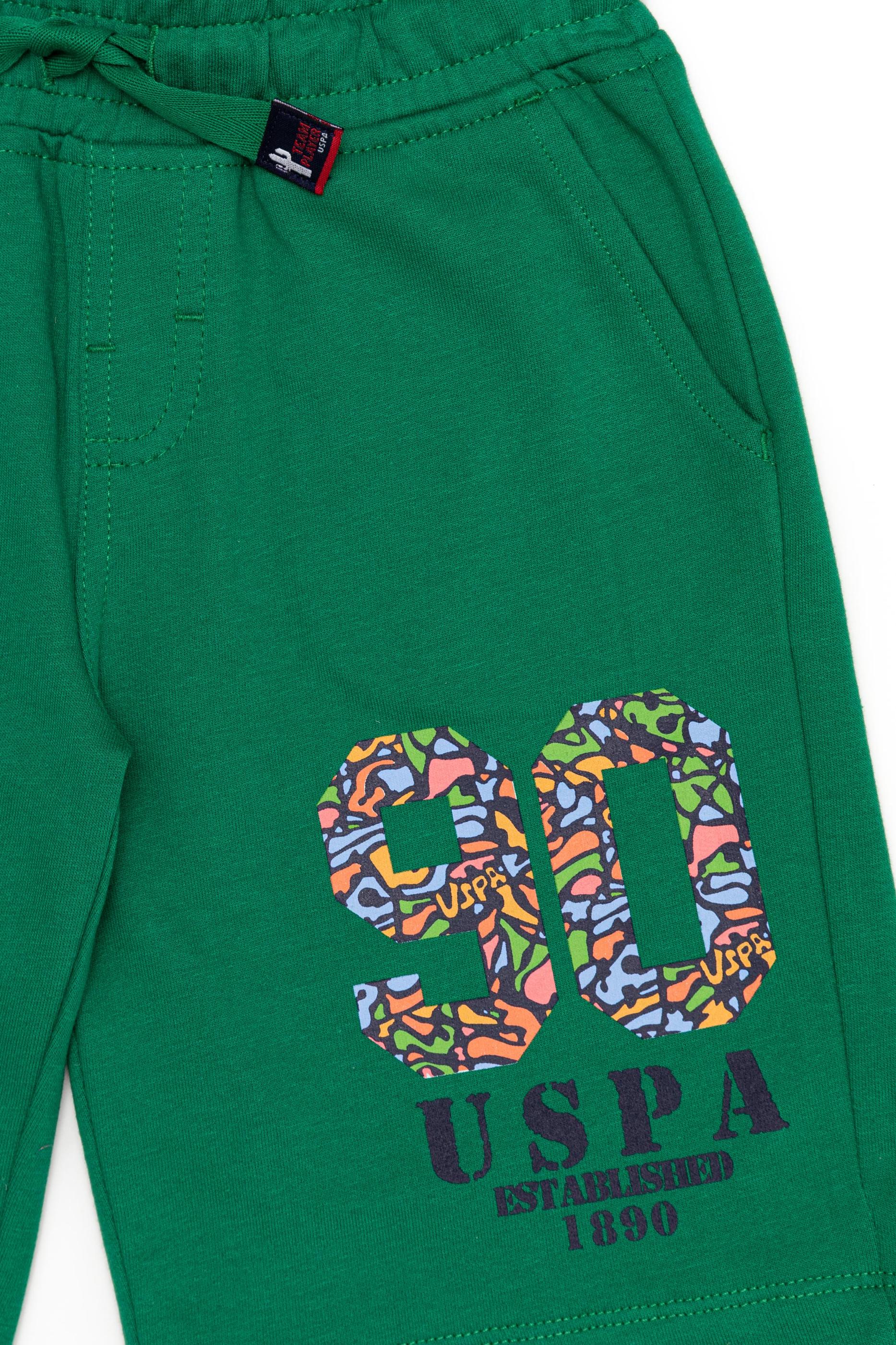 Çocuk Yeşil Örme Şort