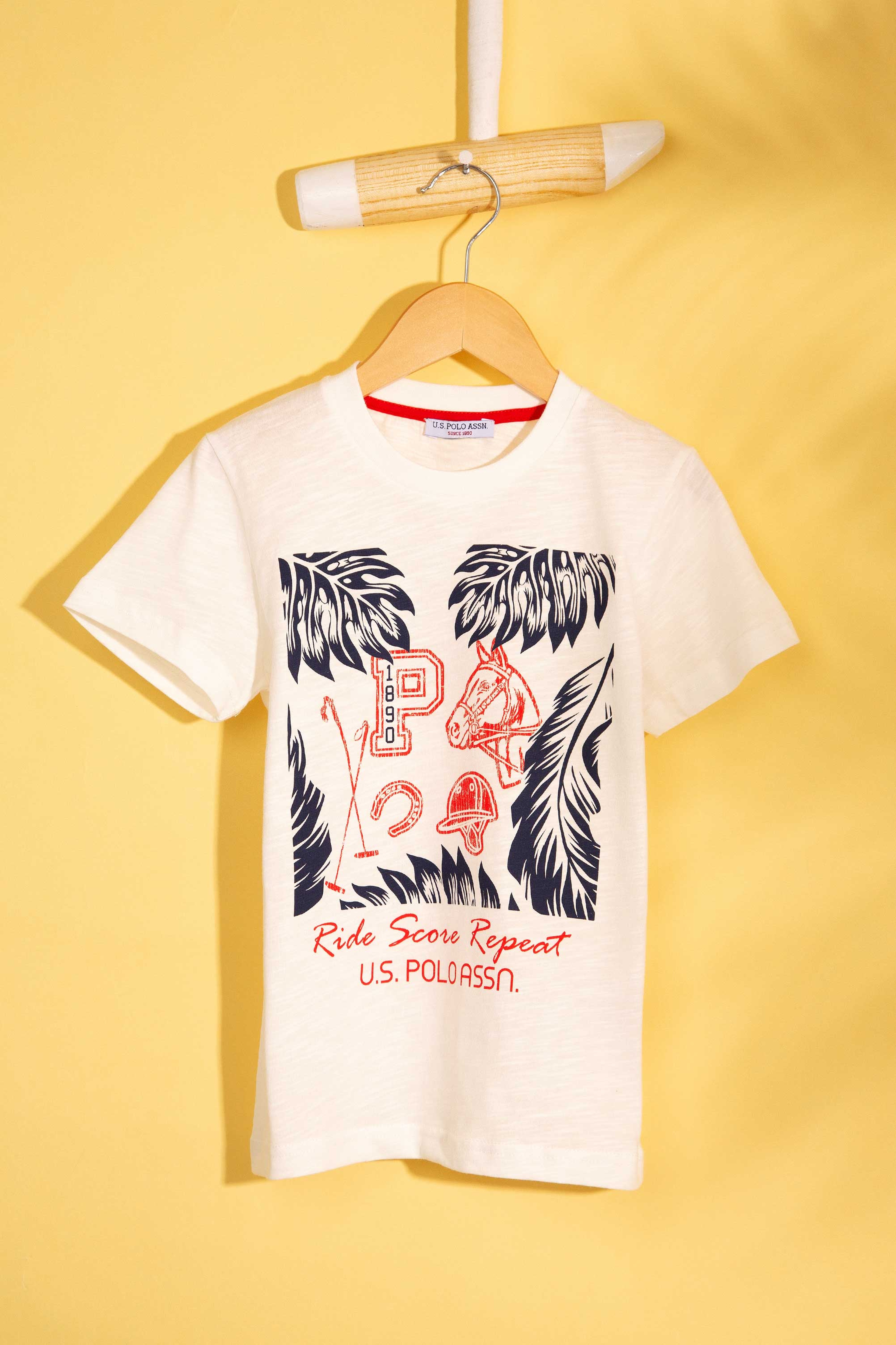 Erkek Çocuk Krem Pijama Takımı