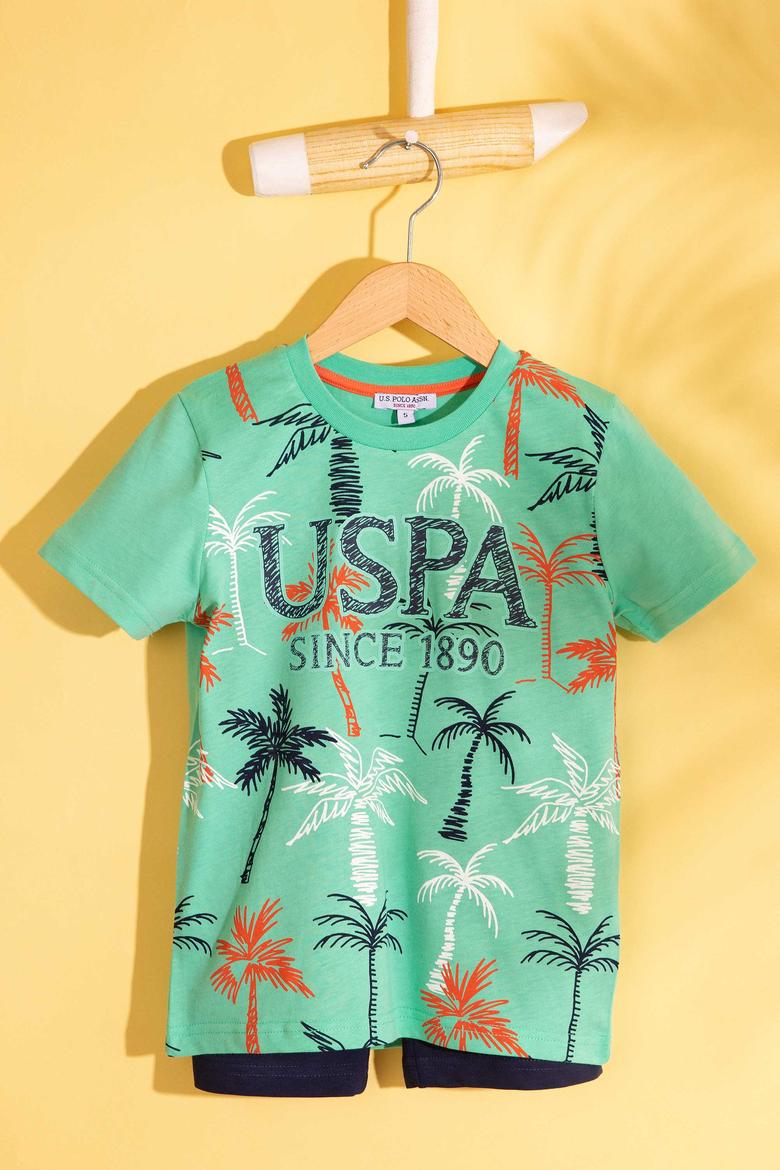 Erkek Çocuk Yeşil Pijama