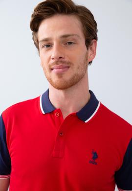 Erkek Kırmızı Polo Yaka T-Shirt - 50213573003