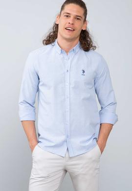 Erkek Mavi Gömlek Uzunkol - 50213918006