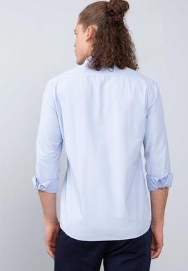 Erkek Mavi Gömlek Uzunkol - 50213920009