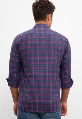 Erkek Bordo Gömlek - 50219891019