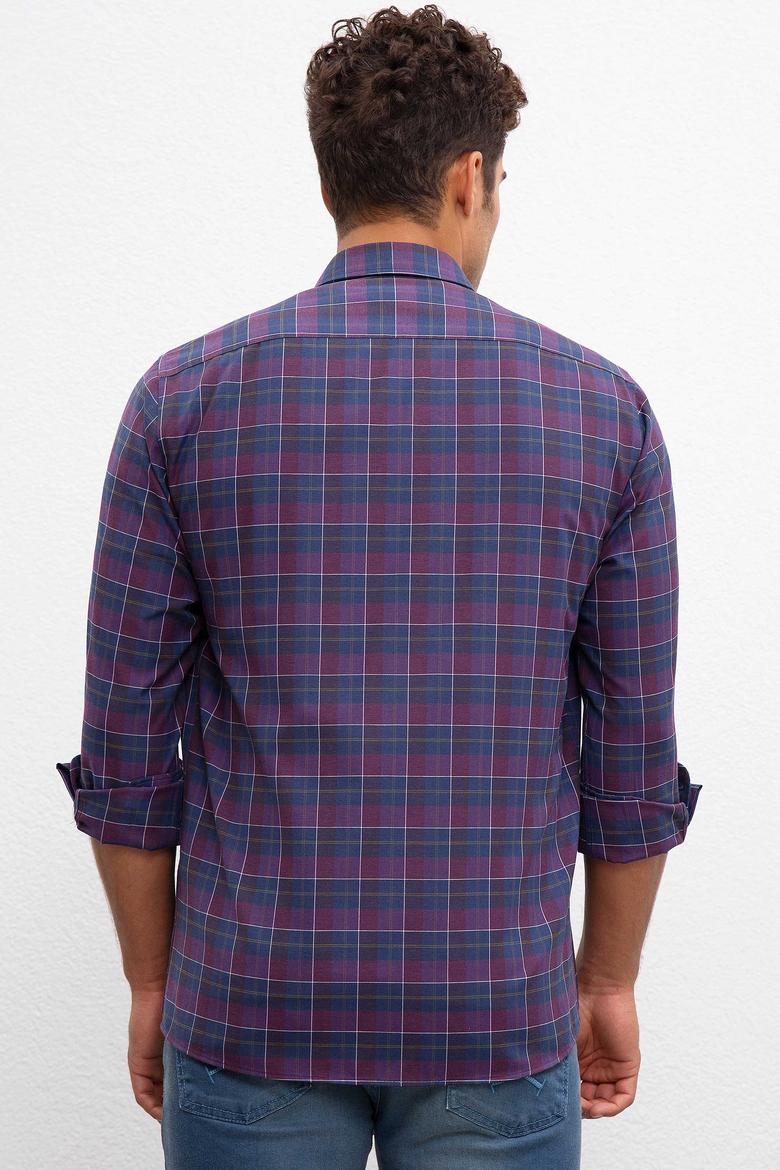 Erkek Bordo Gömlek - 50219891019