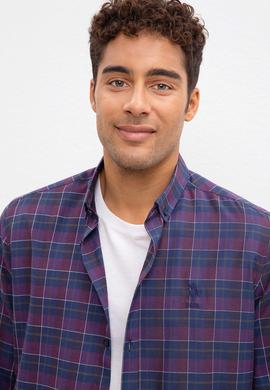 Erkek Bordo Gömlek - 50219891019