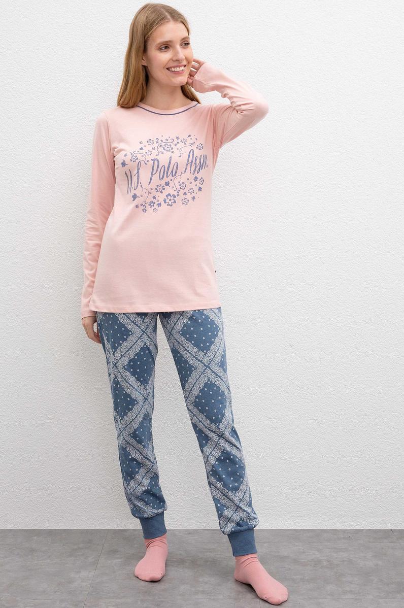 Kadın Pembe Pijama Takımı