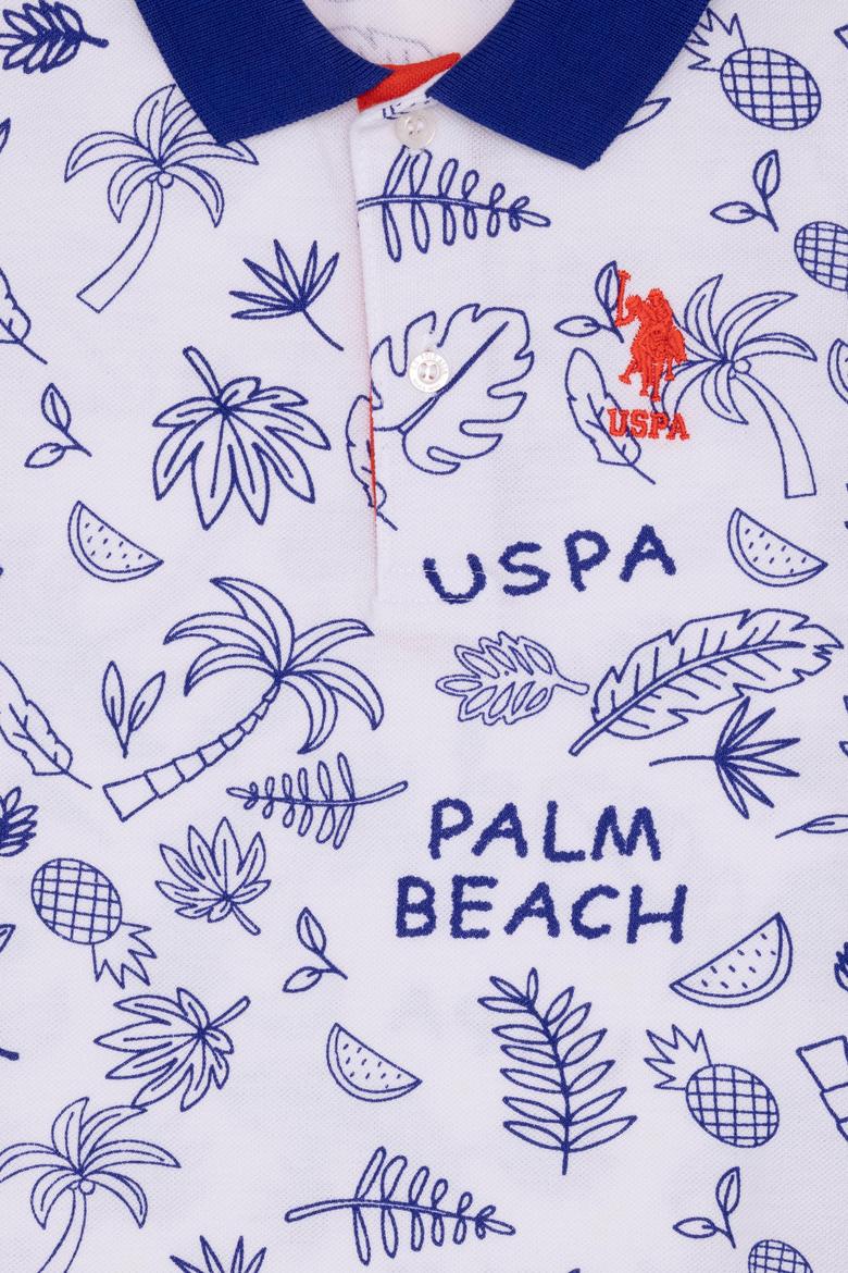 Erkek Çocuk Beyaz Polo Yaka Tişört - 50247867006