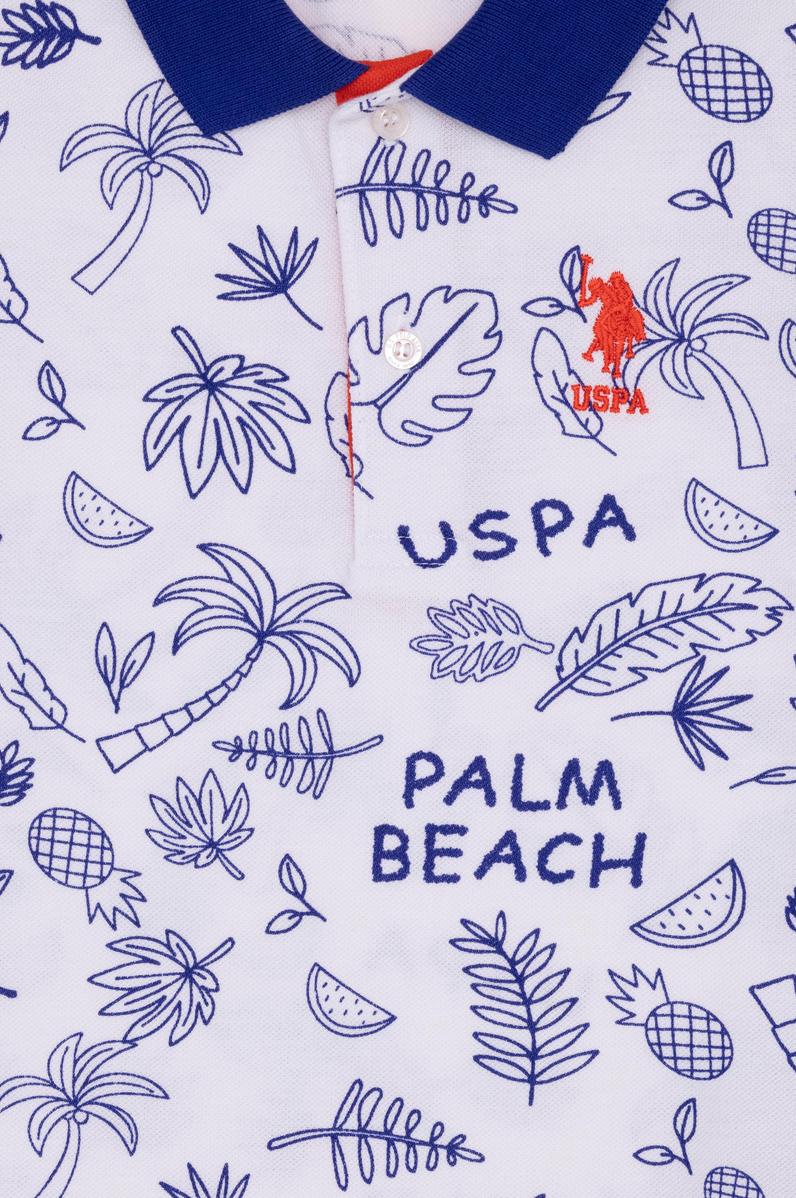 Erkek Çocuk Beyaz Polo Yaka Tişört