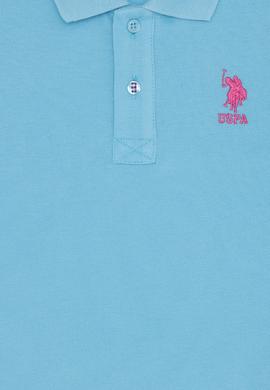 Erkek Çocuk Turkuaz Polo Yaka Tişört - 50249283150