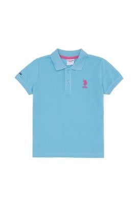 Erkek Çocuk Turkuaz Polo Yaka Tişört - 50249283150