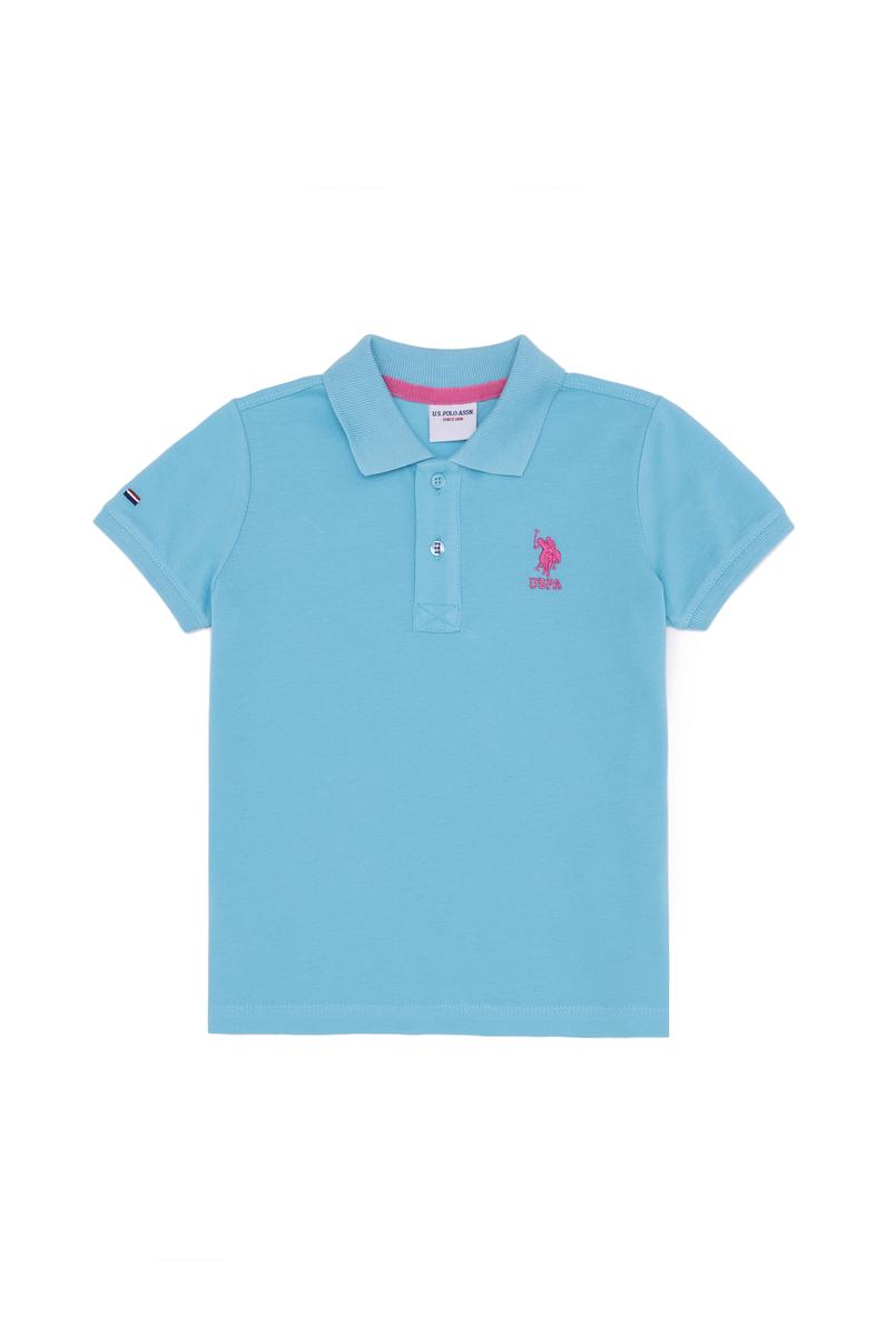 Erkek Çocuk Turkuaz Polo Yaka Tişört