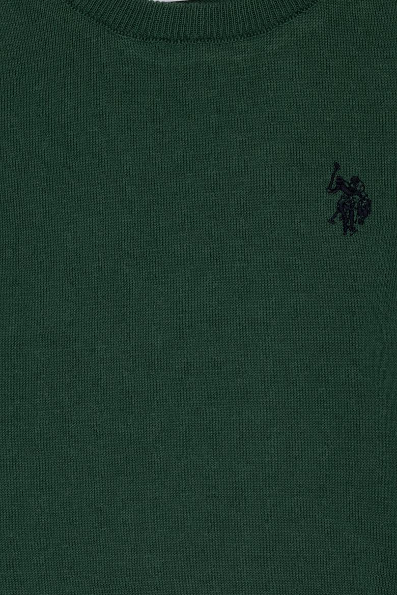 Erkek Çocuk Yeşil Bisiklet Yaka Triko Kazak - 50257692086