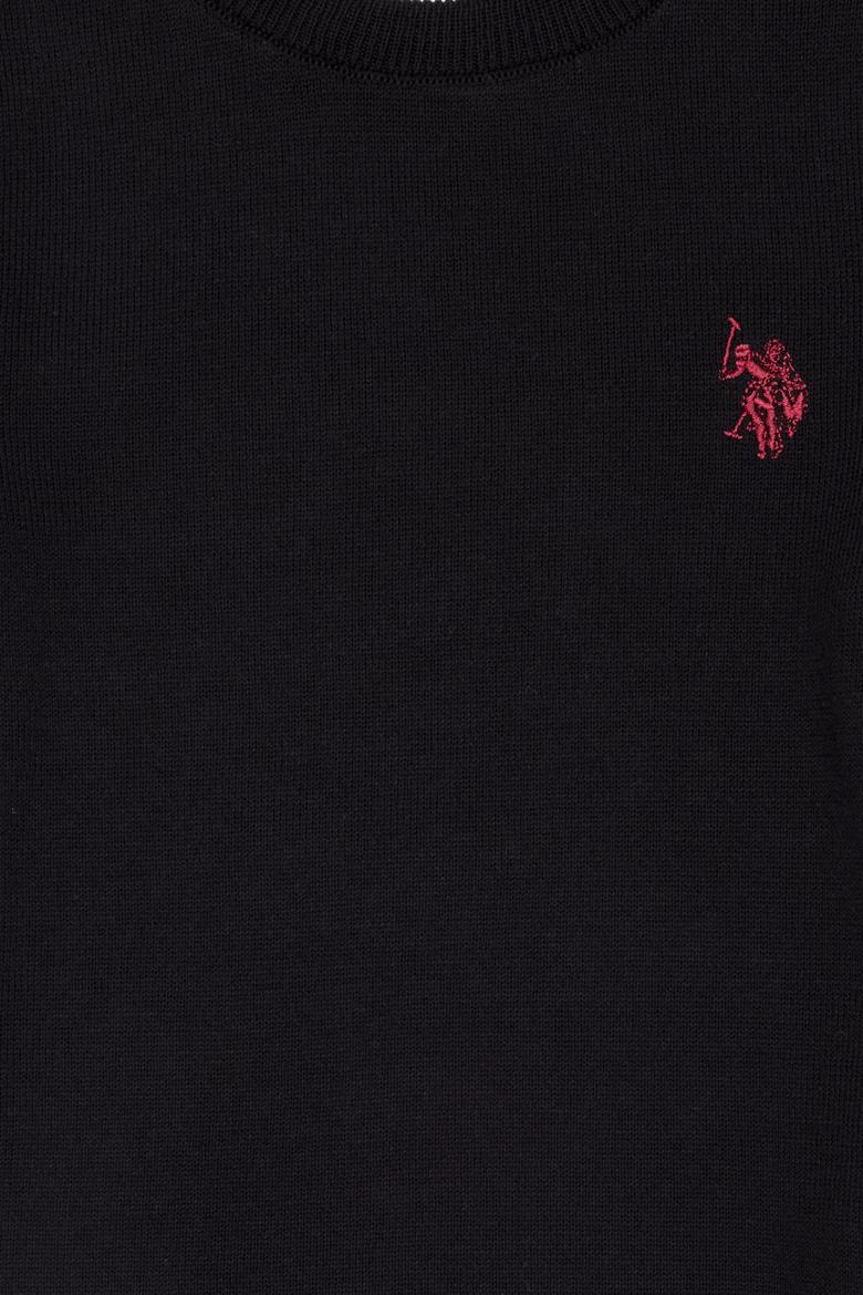 Erkek Çocuk Siyah Bisiklet Yaka Triko Kazak - 50257692016