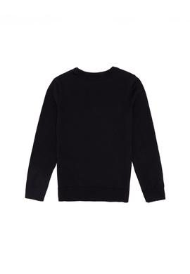 Erkek Çocuk Siyah Bisiklet Yaka Triko Kazak - 50257692016