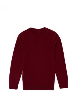 Erkek Çocuk Bordo Bisiklet Yaka Triko Kazak - 50257692022