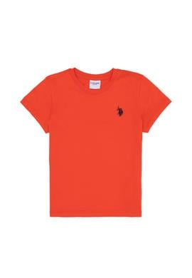 Çocuk Kırmızı Bisiklet Yaka Tişört - 50249486024