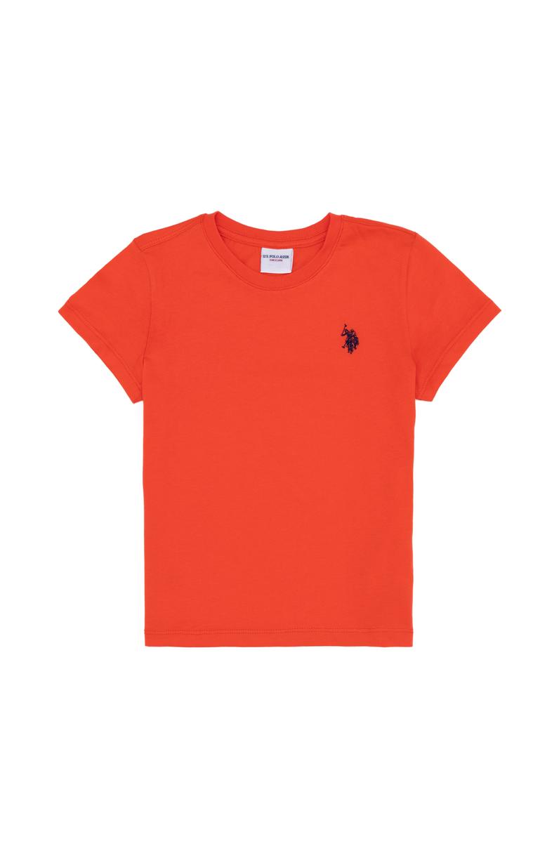 Çocuk Kırmızı Bisiklet Yaka Tişört