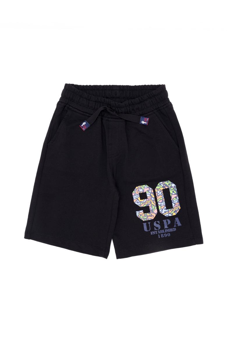 Çocuk Siyah Örme Şort