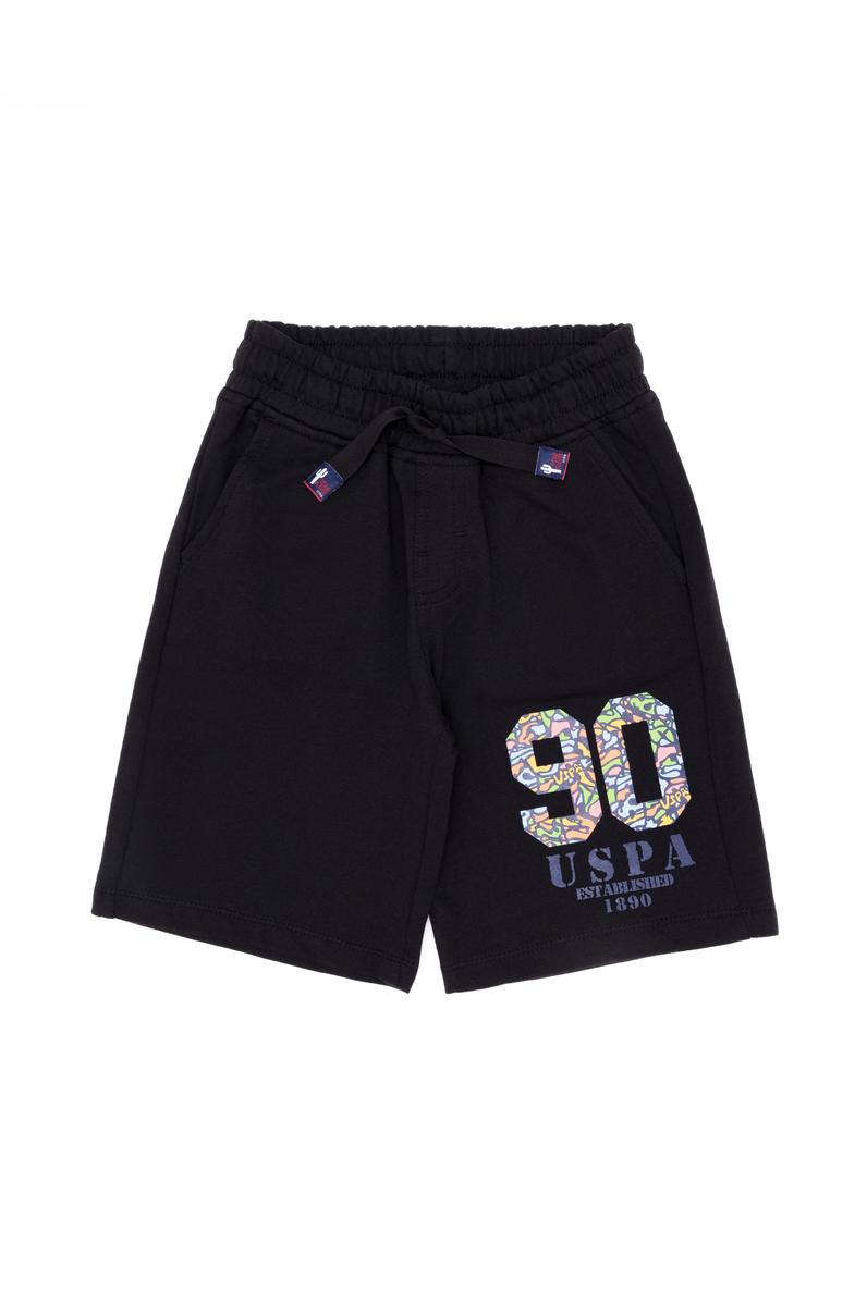 Çocuk Siyah Örme Şort