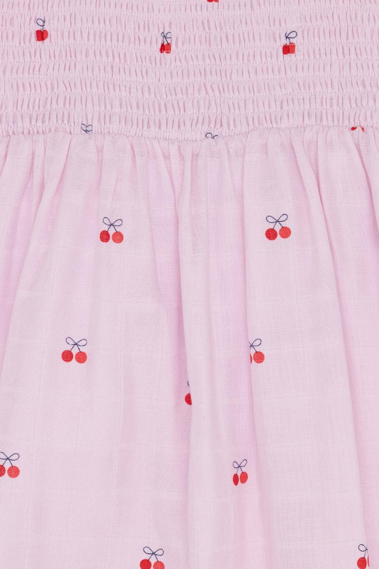 Kız Çocuk Pudra Dokuma Elbise - 50247458010