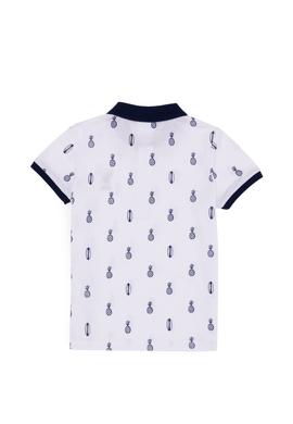 Erkek Çocuk Beyaz Polo Yaka Tişört - 50248932021