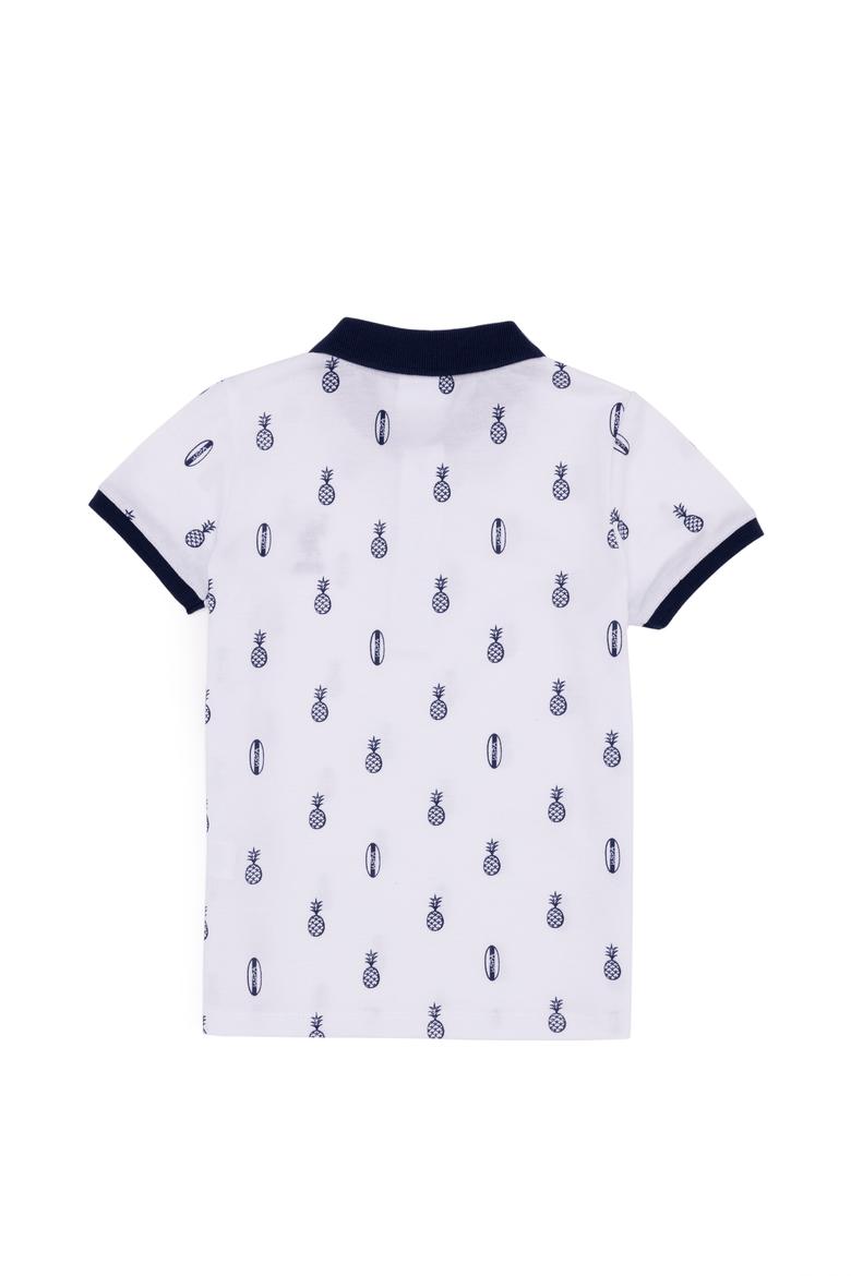 Erkek Çocuk Beyaz Polo Yaka Tişört - 50248932021