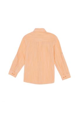 Erkek Çocuk Turuncu Uzun Kollu Gömlek - 50249563025