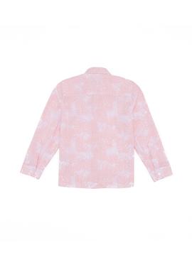 Erkek Çocuk Pudra Uzun Kollu Gömlek - 50254554047