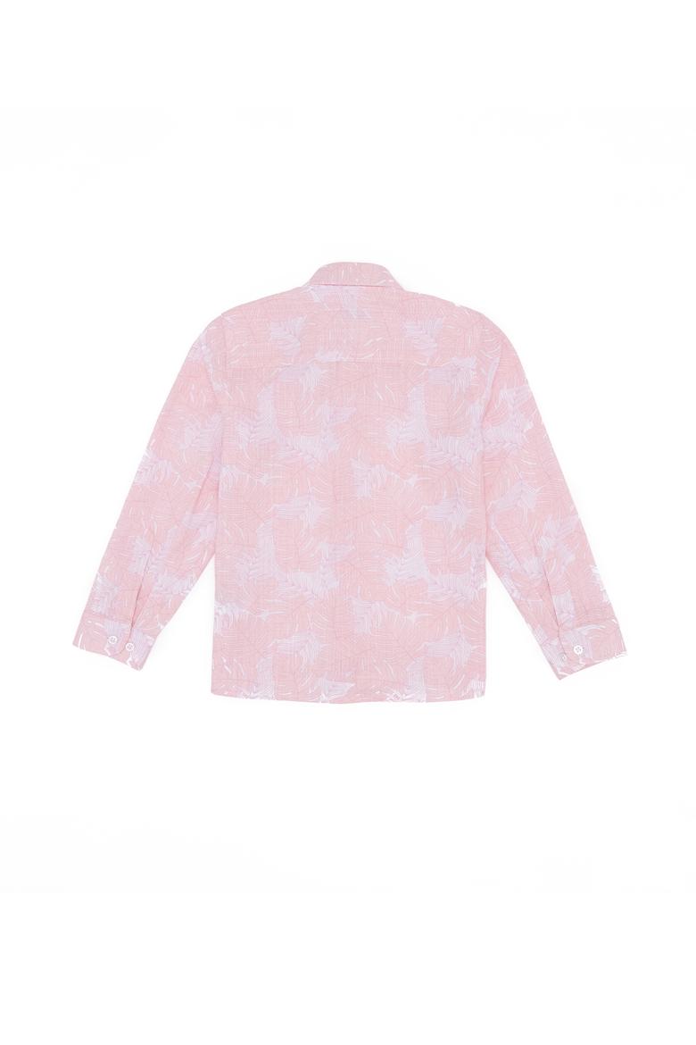 Erkek Çocuk Pudra Uzun Kollu Gömlek - 50254554047