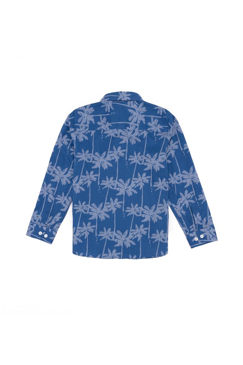 Erkek Çocuk Petrol Uzun Kollu Gömlek - 50252038015