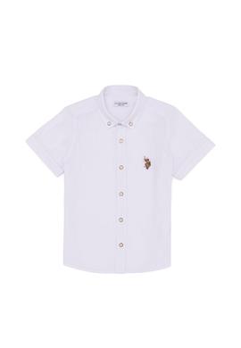 Erkek Çocuk Beyaz Kısa Kollu Gömlek - 50247971010