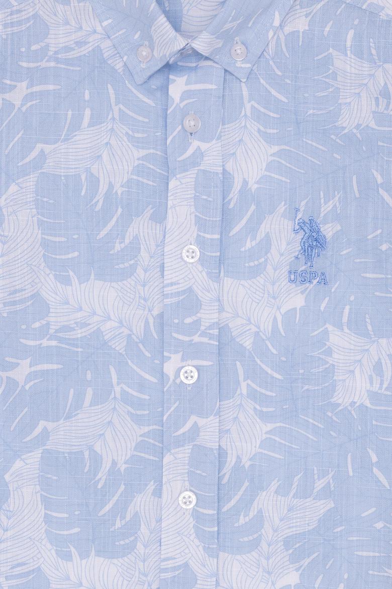 Erkek Çocuk Mavi Uzun Kollu Gömlek - 50254554007