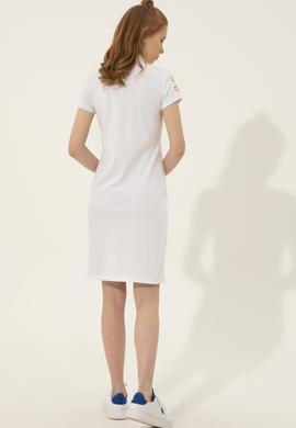 Kadın Beyaz Örme Elbise - 50248992007