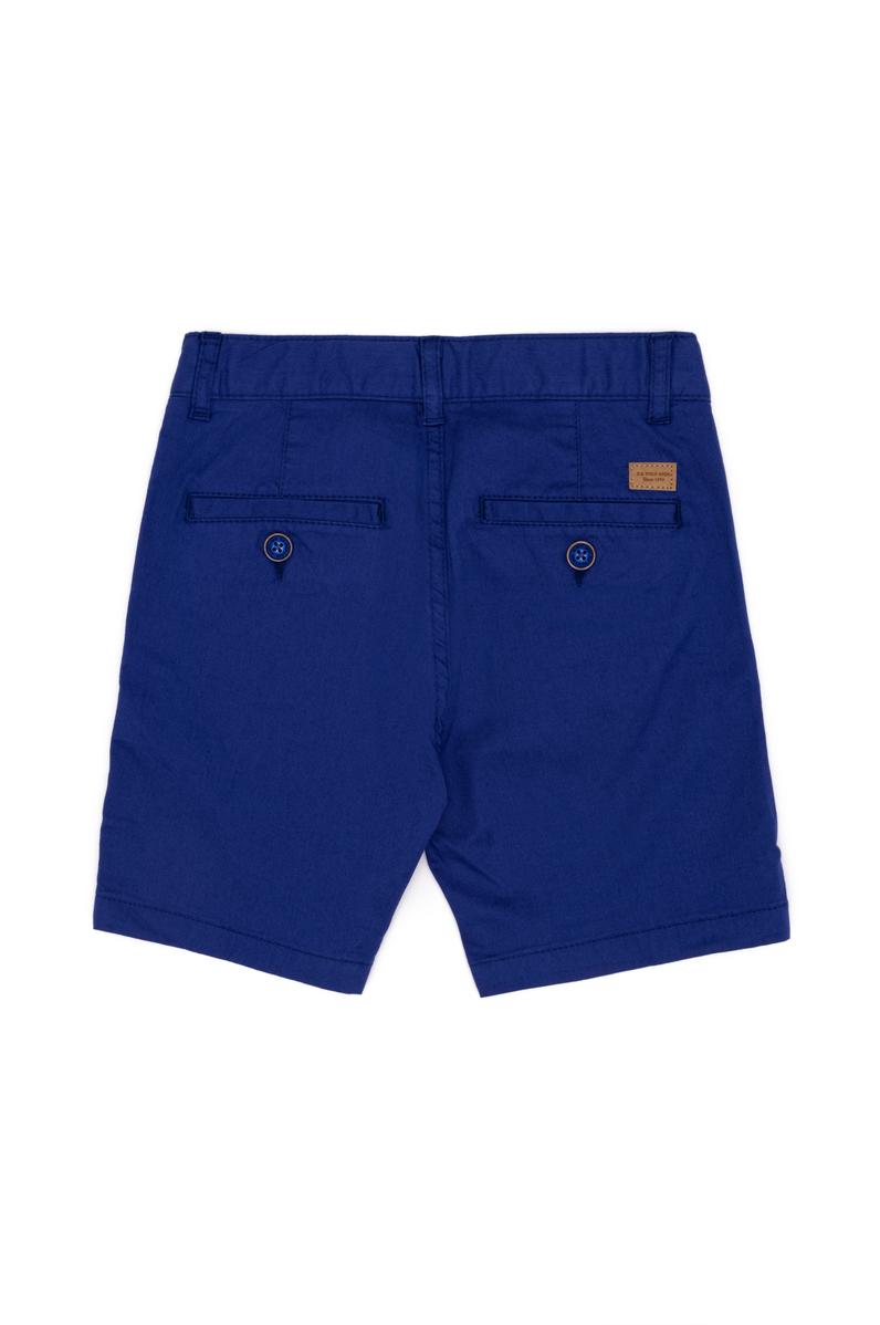 Erkek Çocuk Mavi Dokuma Şort