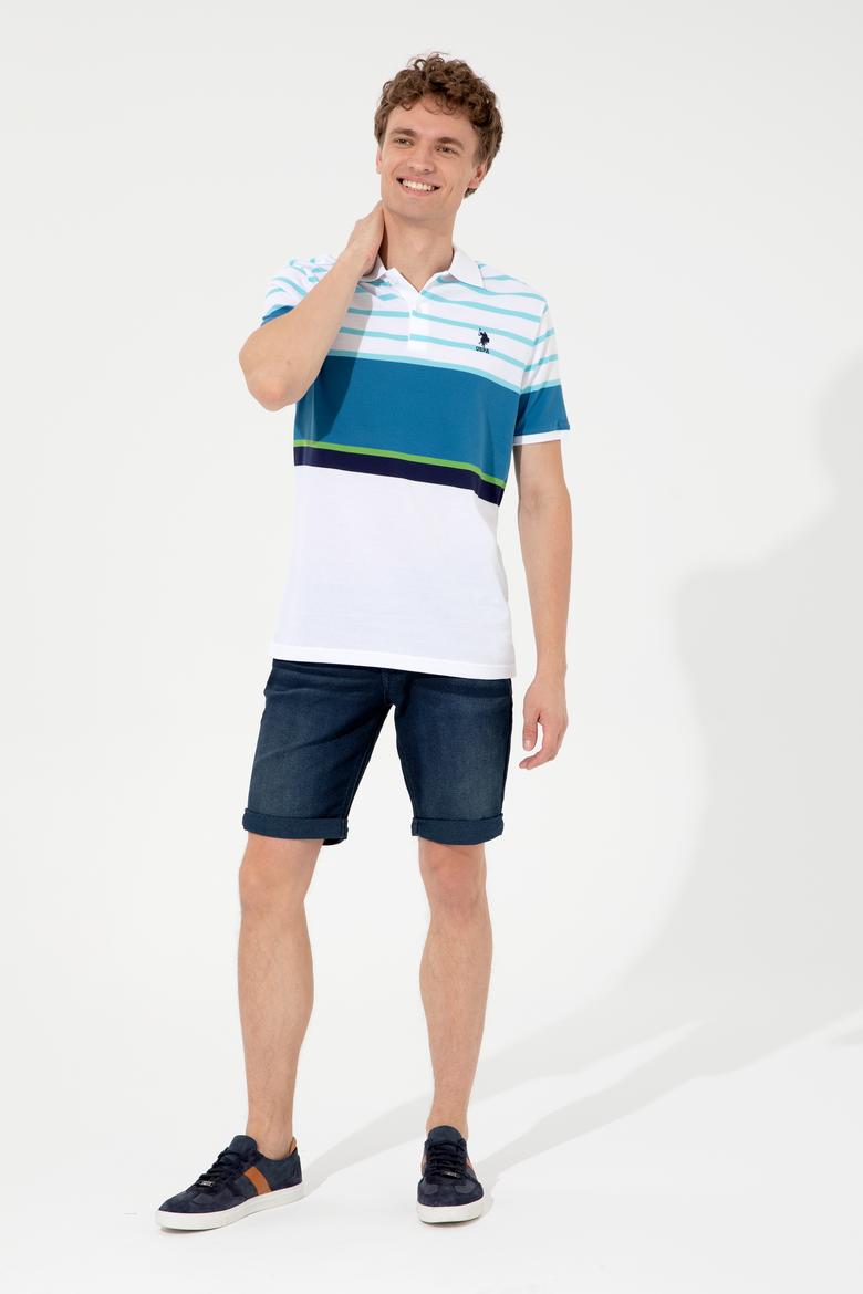 Erkek Petrol Polo Yaka T-Shirt - 50247783002