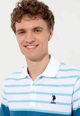 Erkek Petrol Polo Yaka T-Shirt - 50247783002