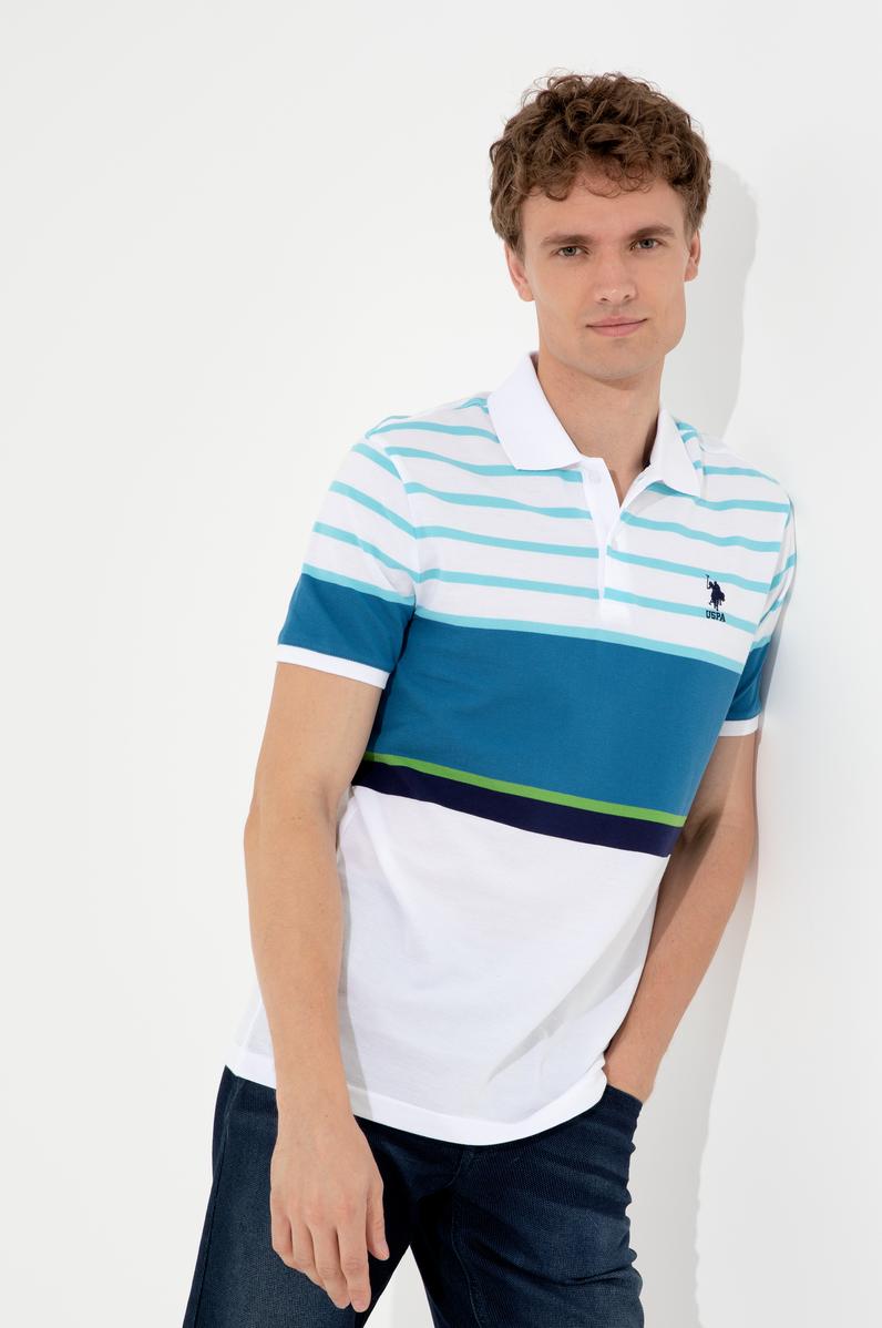 Erkek Petrol Polo Yaka T-Shirt